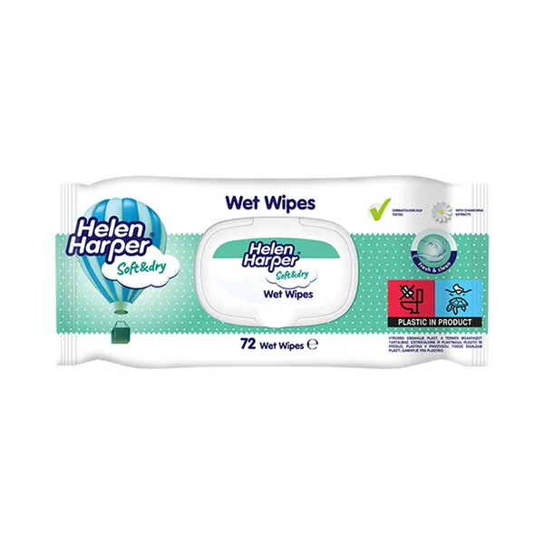 Niisked lapid Wet Wipes 72tk, HELEN HARPER, 72 tk