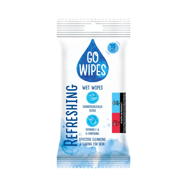 Niisked salvrätikud, GOWIPES, 15tk