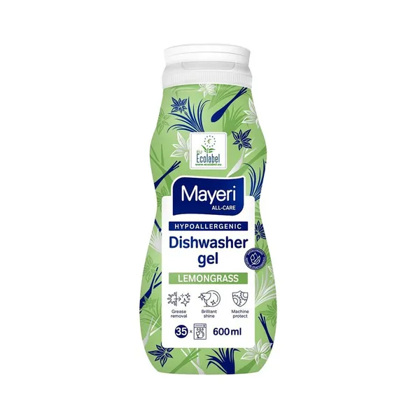 Nõudepesumasina geel All Care Lemongrass, MAYERI, 600 ml