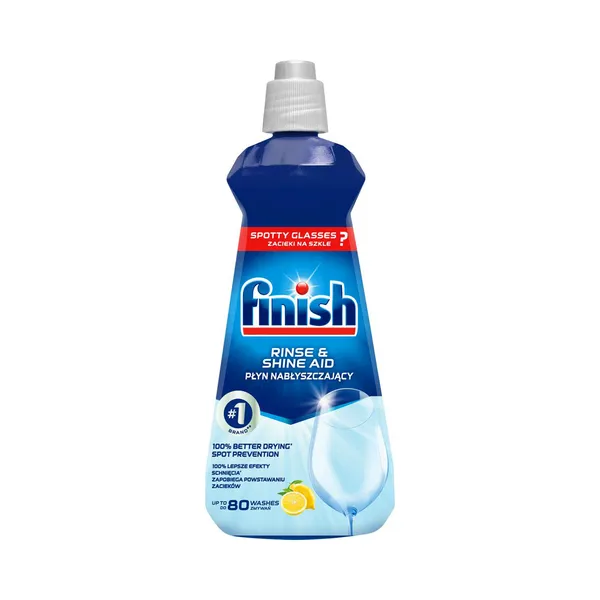 Nõudepesumasina loputusvahend Max Lemon, FINISH, 400 ml
