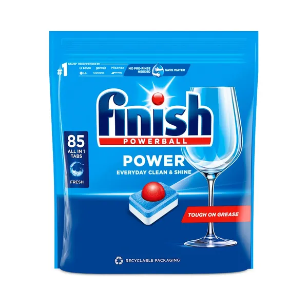 Nõudepesumasina tabletid Power, FINISH, 85 tk