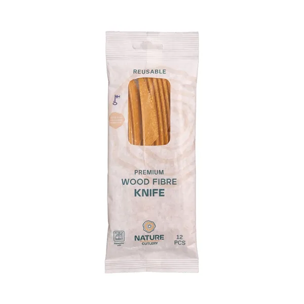 Nuga Premium NATURE LINE puitkiust korduvkasutatav, 17,5cm, 12tk/pakk