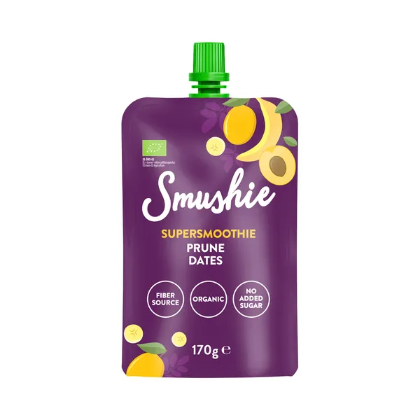 Ökoloogiline Ploomi-datlismuuti, SMUSHIE, 170 g