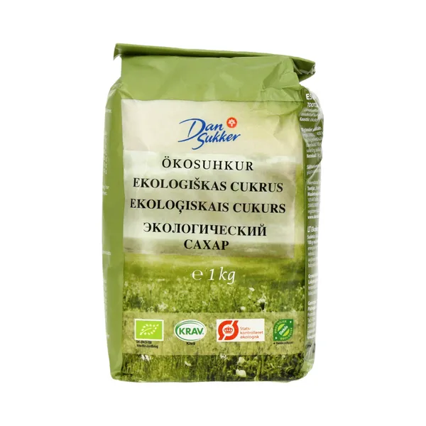 Ökoloogiline valge suhkur, DAN SUKKER, 1 kg