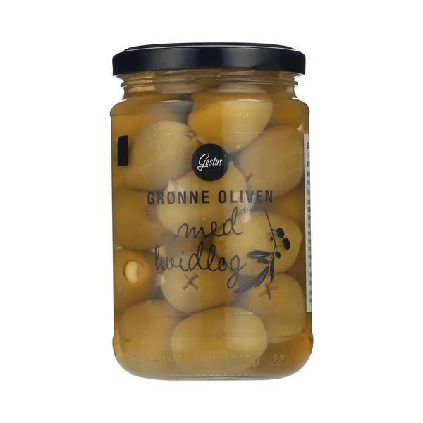 Oliivid küüslauguga, GESTUS, 180 g neto