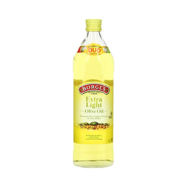Oliiviõli rafineeritud ja väärisoliivõli Extra Light, BORGES, 1 l