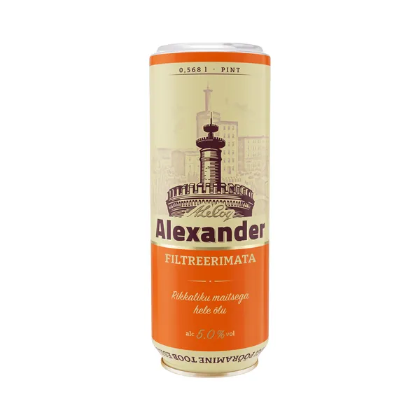 Õlu filtreerimata, ALEXANDER, 568 ml