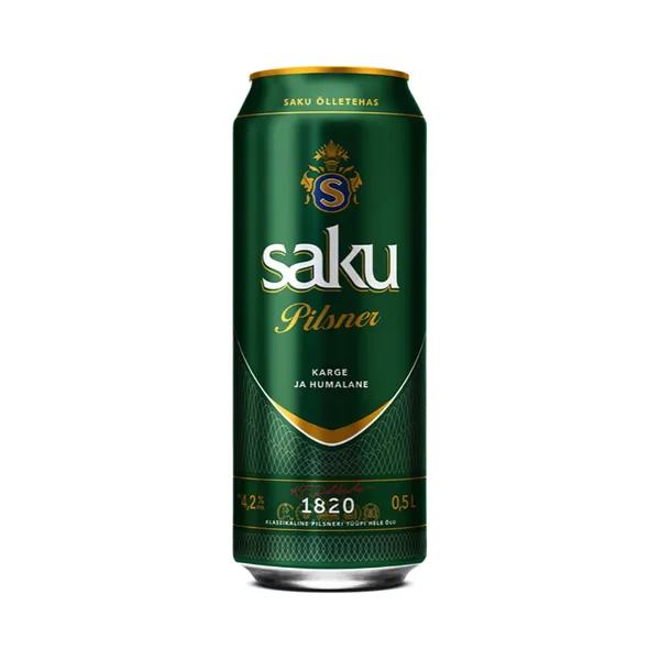 Õlu Pilsner, SAKU, 500ml