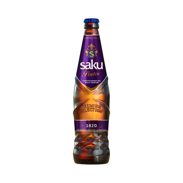Õlu SAKU Porter, 6,9%, 0,5 L, R24/186814/37, pudel