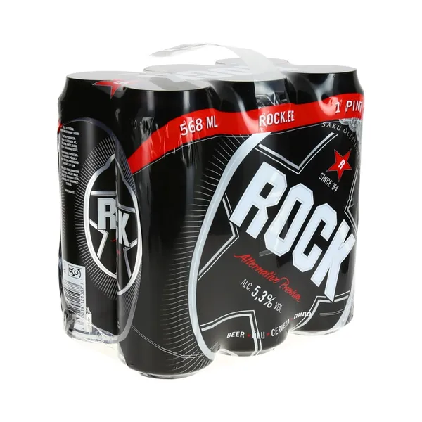 Õlu Rock 6-pakk, SAKU, 6 x 568 ml purk
