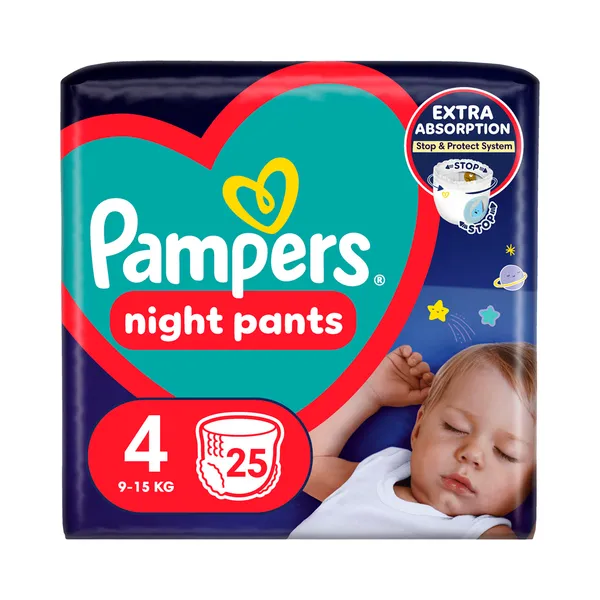 Öö püksmähkmed VP S4, PAMPERS, 25tk
