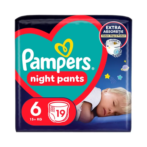 Öö püksmähkmed VP S6, PAMPERS, 19tk