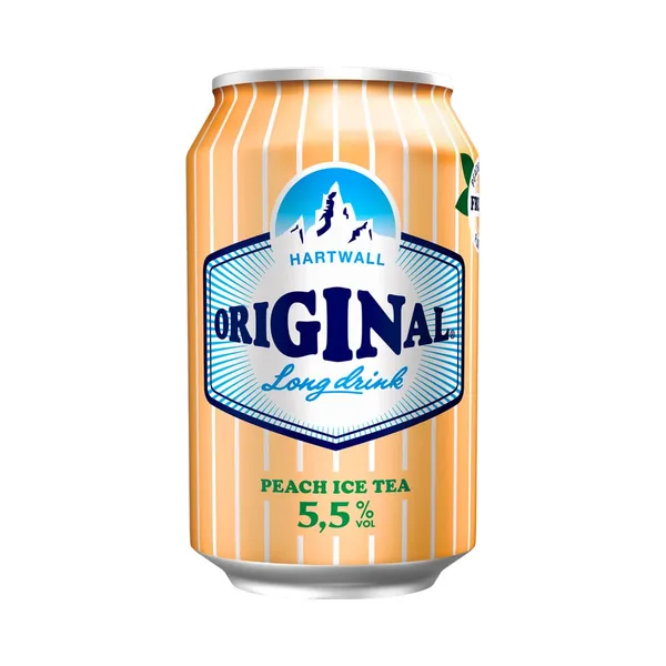 Original Long Drink Peach Ice Tea, HARTWALL, 330 ml
