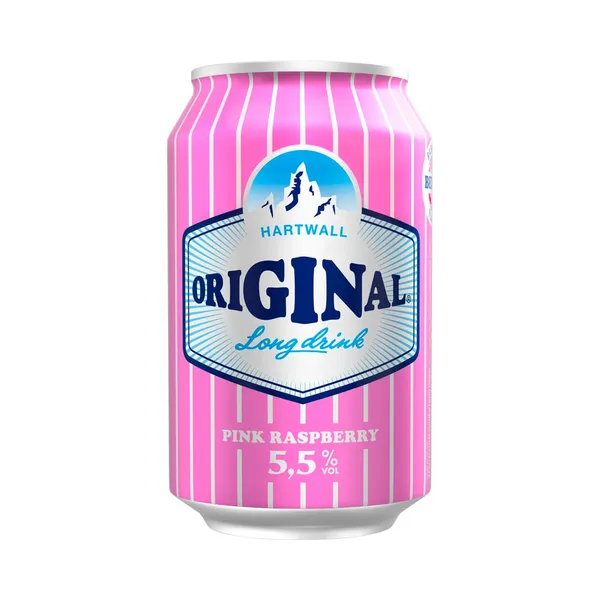 Original Long Drink Pink Raspberry, HARTWALL, 330 ml