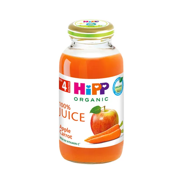 Õuna-porgandimahl Mahe 4+, HIPP, 200 ml
