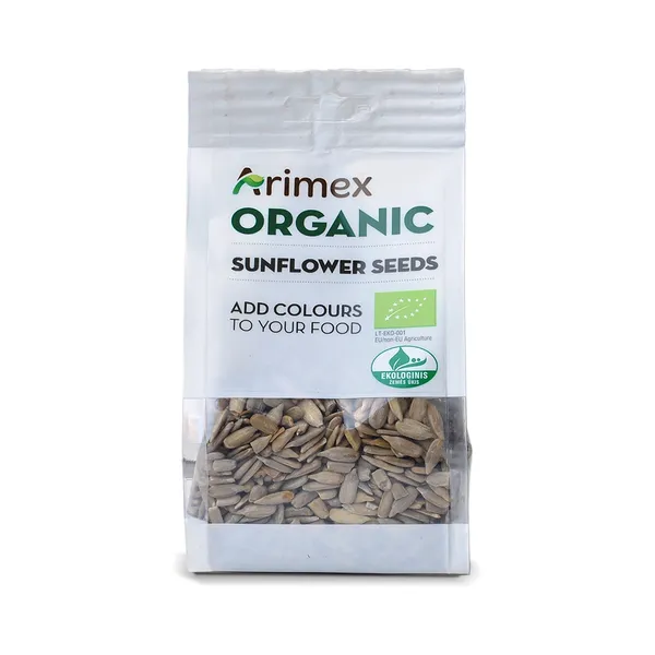 Päevalilleseemned ARIMEX, Organic kooritud, 200g, LT-EKO-001