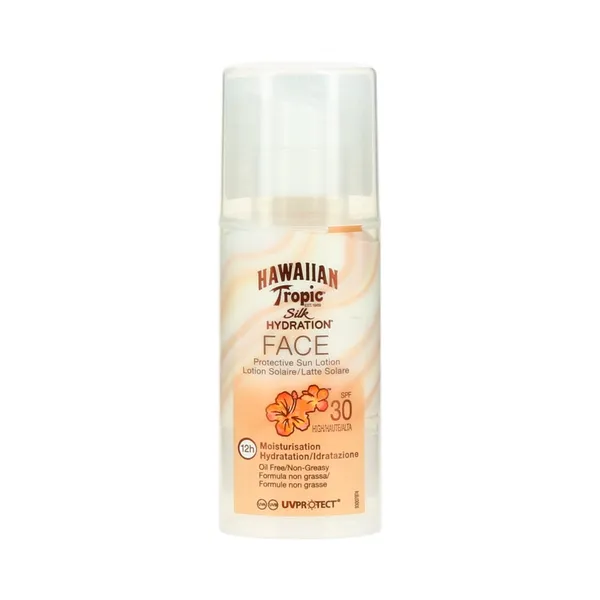 Päevitusemulsioon Silk Hydration näole SPF 30, HAWAIIAN TROPIC, 50 ml