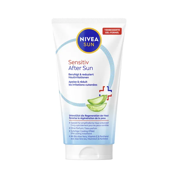 Päevitusjärgne kreem-geel Sensitive, NIVEA SUN, 150ml