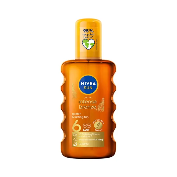 Päevitusõli Carotene SPF6, NIVEA, 200 ml