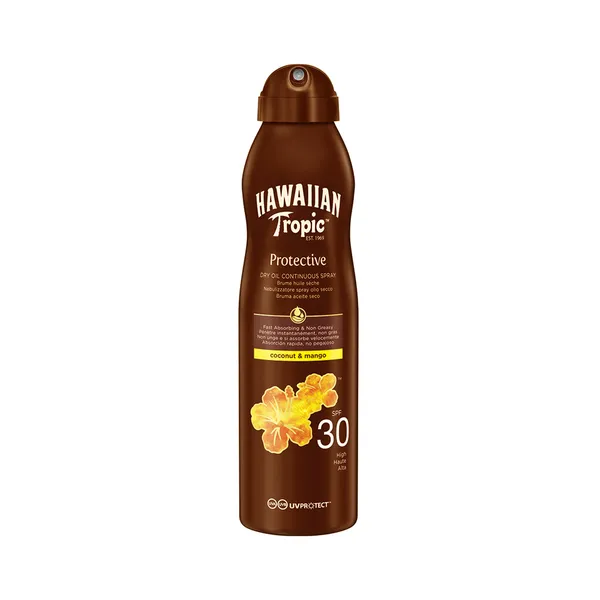 Päevitusõli Kookose&mango sprei SPF30, HAWAIIAN TROPIC, 180 ml