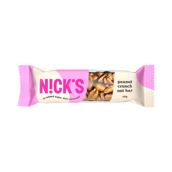 Pähklibatoon krõbe maapähkel, NICKS, 40 g