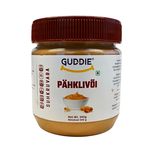 Pähklivõi, klassikaline lisatud suhkruta, GUDDIE, 340 g