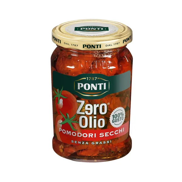 Päikesekuivatatud tomatid õlivabas kastmes, PONTI, 160 g neto