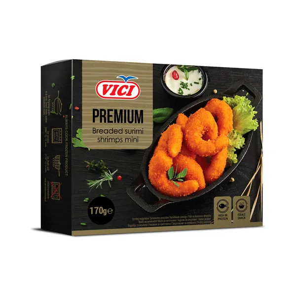 Paneeritud Krevetid surimist MINI, VICI, 170 g