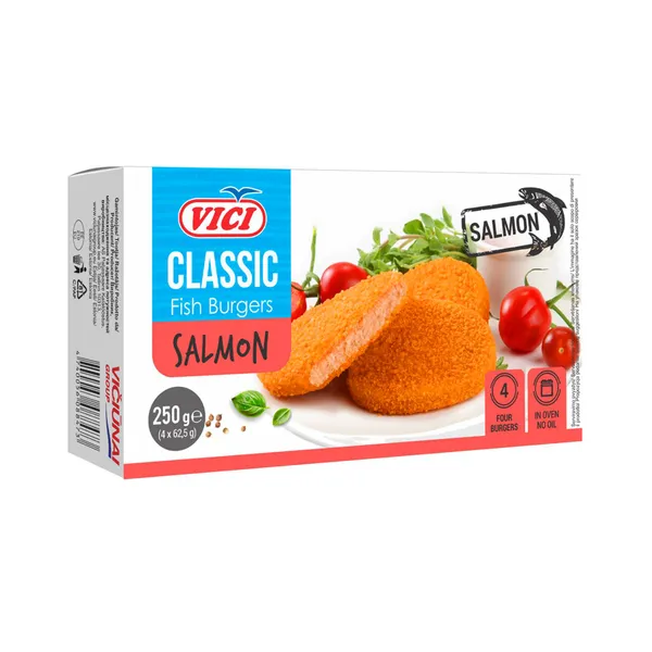 Paneeritud lõheburger, VICI, 250 g