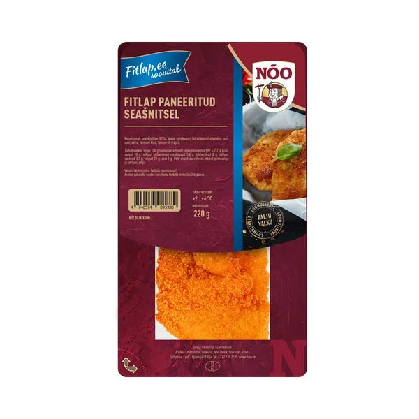 Paneeritud seašnitsel Fitlap, NÕO, 220 g