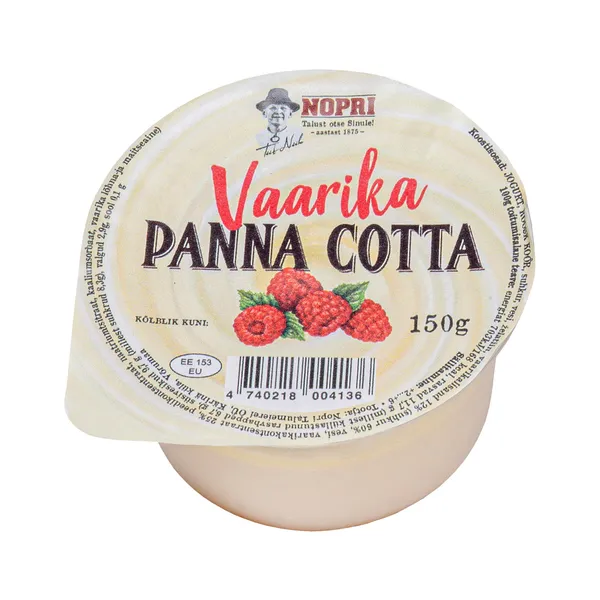 Panna Cotta vaarika, NOPRI, 150 g