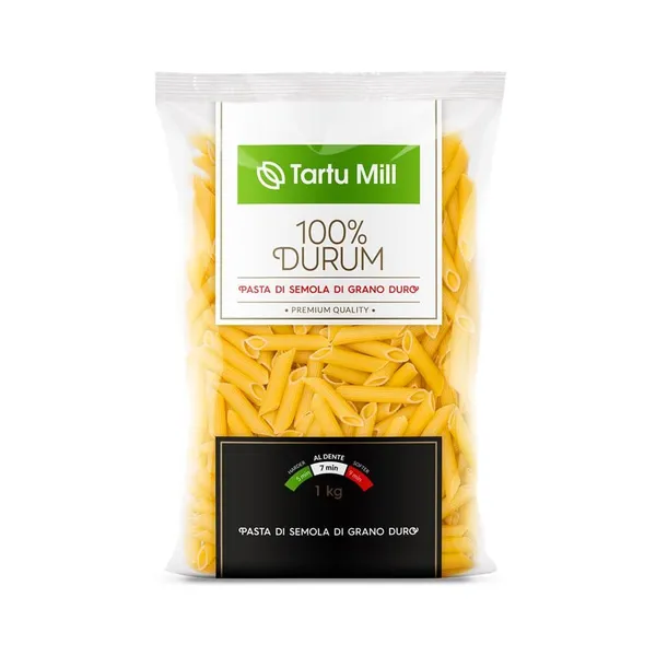 Pasta durum Penne, TARTU MILL, 1 kg