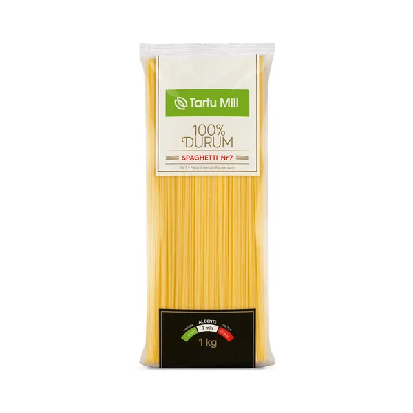 Pasta durum Spaghetti Nr 7, TARTU MILL, 1 kg