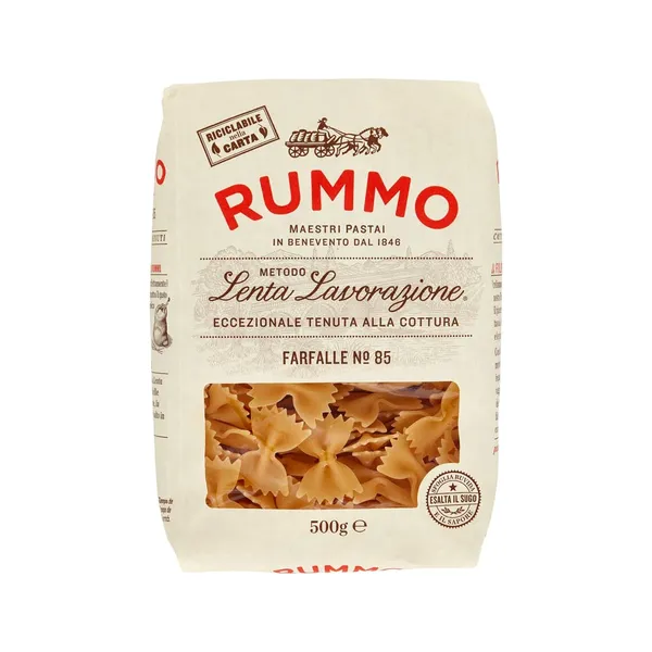 Pasta farfalle №85, RUMMO, 500g
