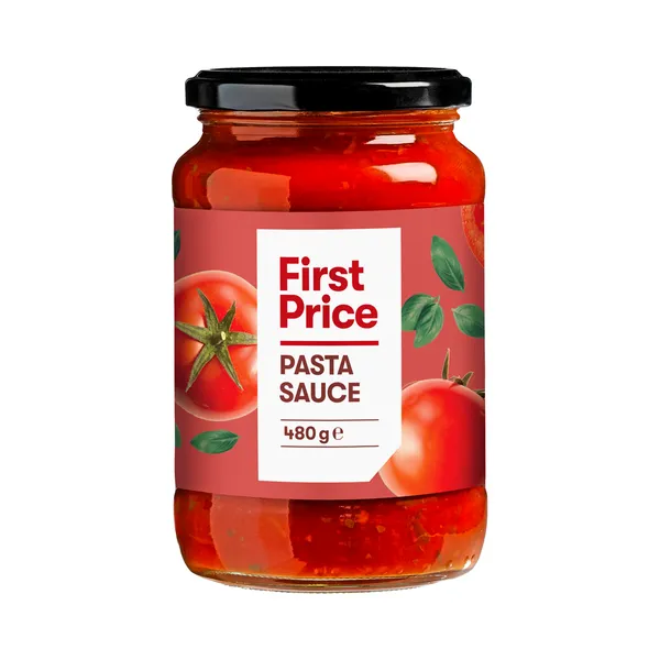 Pastakaste sibula ja basiilikuga, FIRST PRICE, 480 g