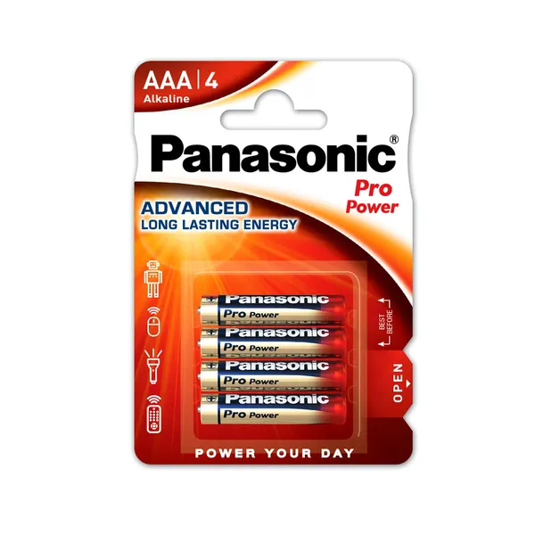 Patareid LR03PPG/AAA, PANASONIC, 4 tk