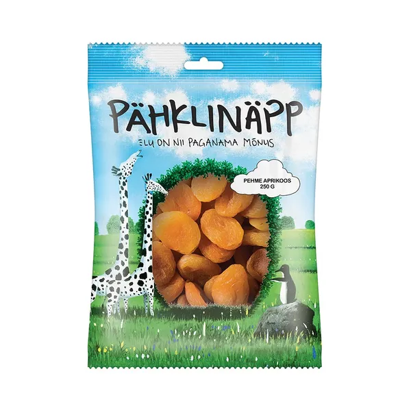 Pehme aprikoos, PÄHKLINÄPP, 250 g