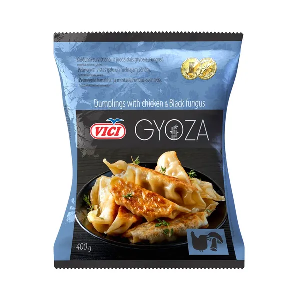Pelmeenid kanaliha ja seentega Gyoza, Vici, 400 g