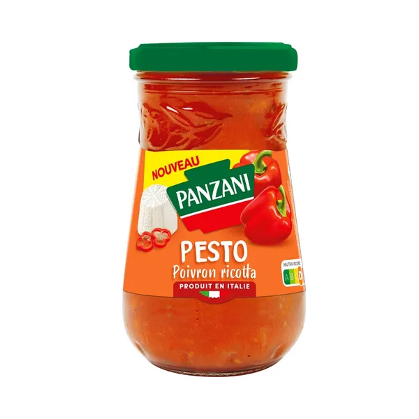 Pestokaste paprika ja Ricotta, PANZANI, 190 g