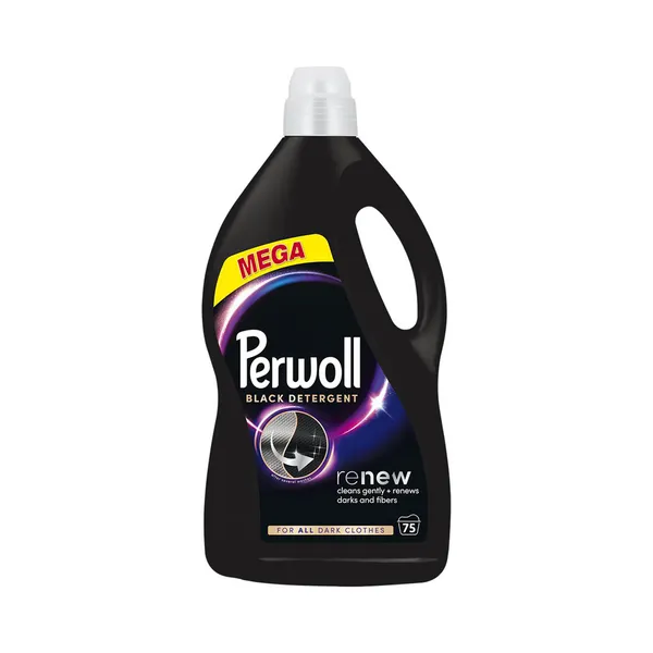Pesugeel Black 75pk, PERWOLL, 3,75 l