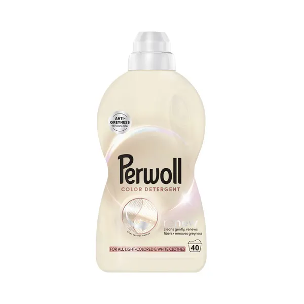 Pesugeel Light Colors 40pk, PERWOLL, 2 l