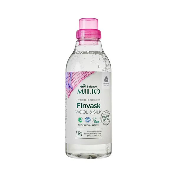 Pesugeel õrn, vill ja siid, GRØN BALANCE, 900 ml