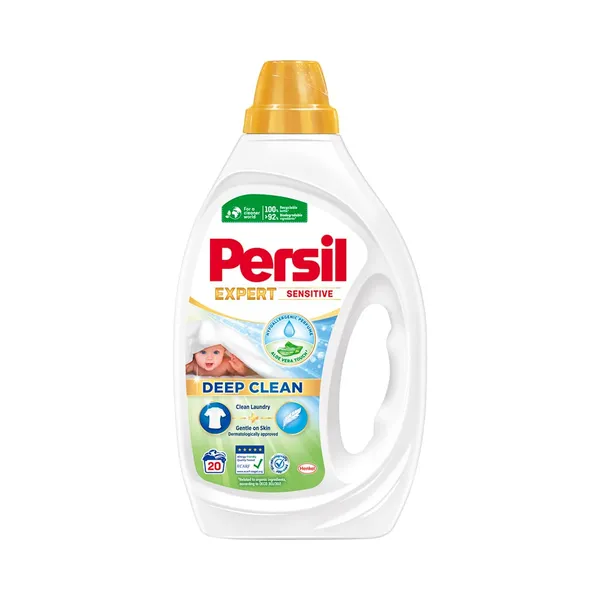 Pesugeel Sensitive 20pk, PERSIL, 900 ml