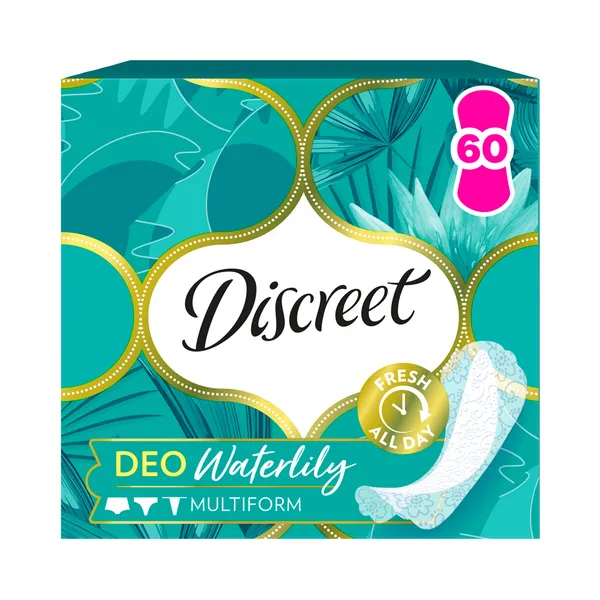 Pesukaitsmed Waterlilly, DISCREET, 60 tk