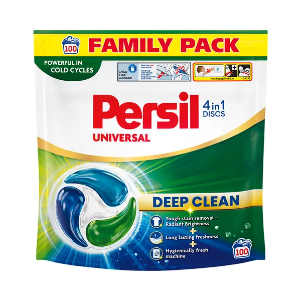 Pesukapslid Discs 4in1 Universal, PERSIL, 100 tk
