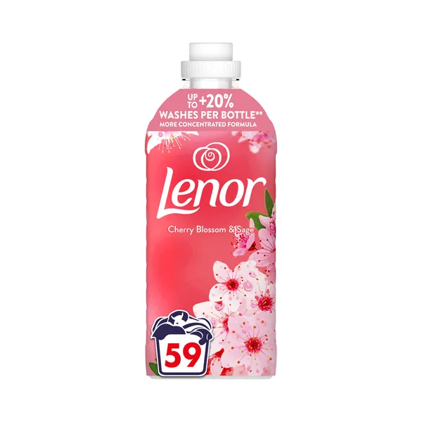 Pesuloputusvahend Cherry Blossom & Sage, 59 pesukorda, LENOR, 1,239 L