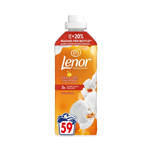 Pesuloputusvahend Gold Orchid&Vanilla, 59 pesukorda, LENOR, 1,239 L