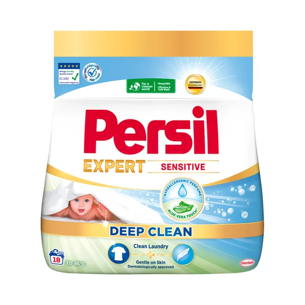 Pesupulber Sensitive 18pk, PERSIL, 990 g
