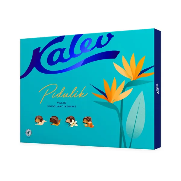 Pidulik valik šokolaadikomme, KALEV, 435 g