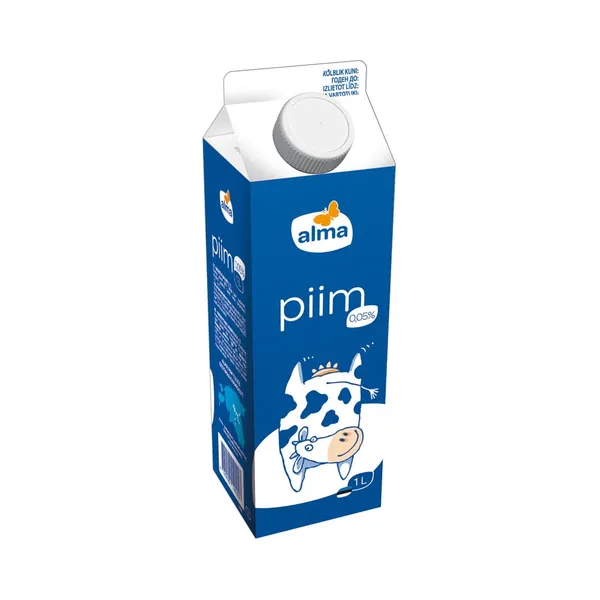 Piim rasvatu 0,05%, ALMA, 1 L